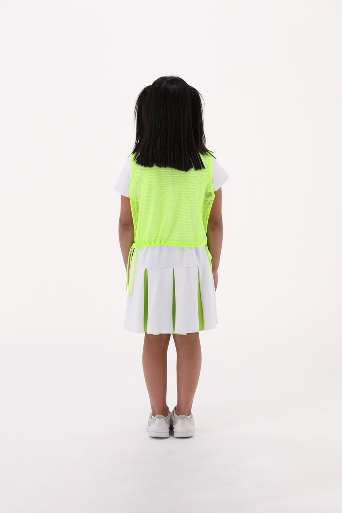 Girls tennis dress with vest
