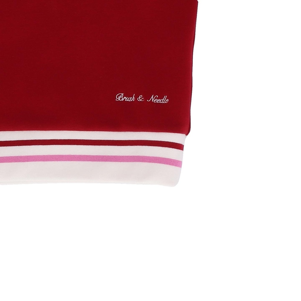 Burgundy Girls Active Dress with white tights