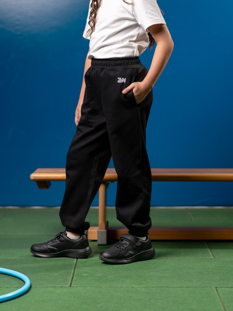 Black loose fit tracksuit