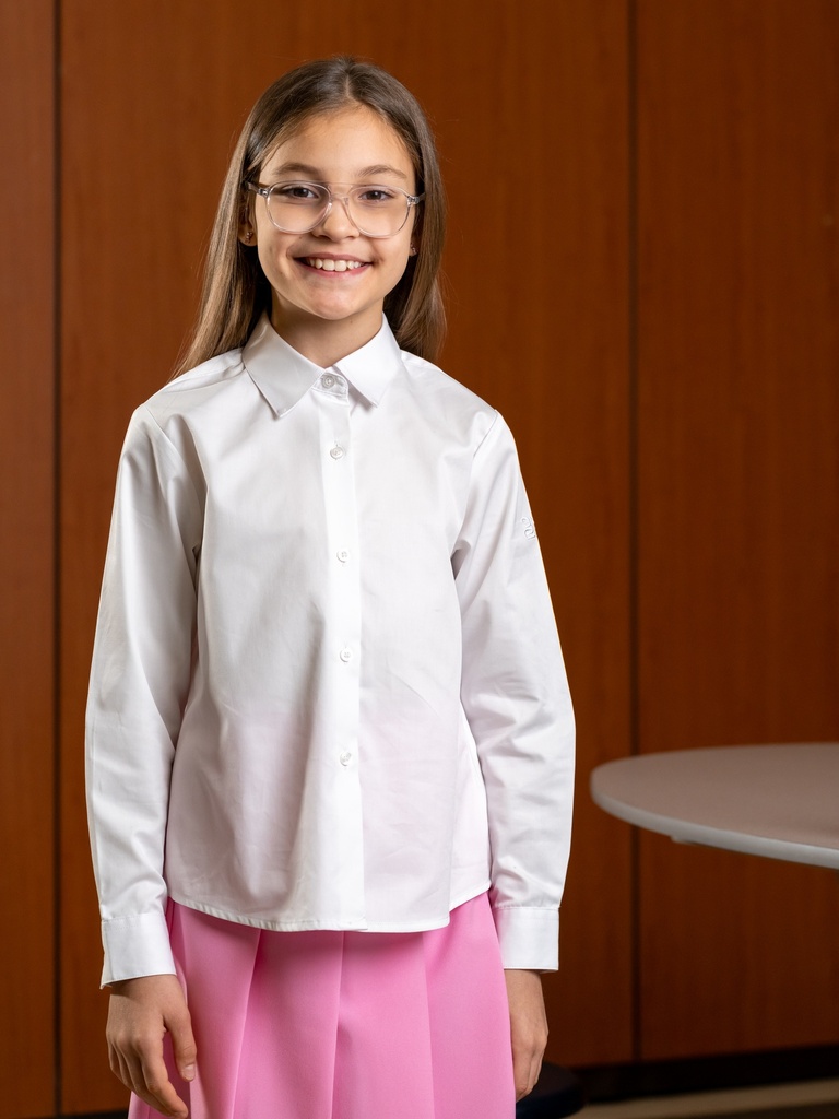 Pack of two - Girls white normal fit blouse