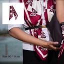 Silk Scarf  Twilly Butterfly