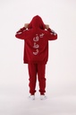 Kids burgundy football Tracksuit