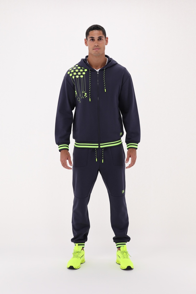 Men Neon Qatar tracksuit Set