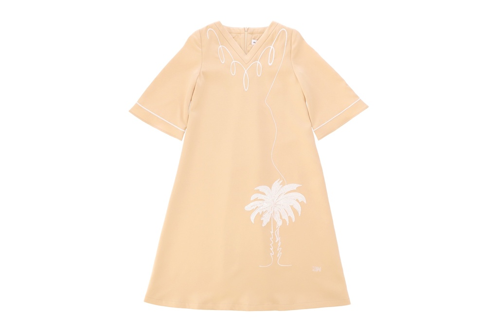 Biege Palm Jallabiya