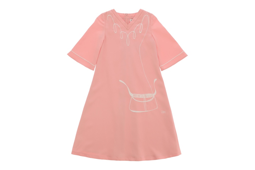 Pink Batola Jallabiya