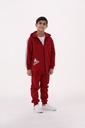 Kids burgundy football Tracksuit
