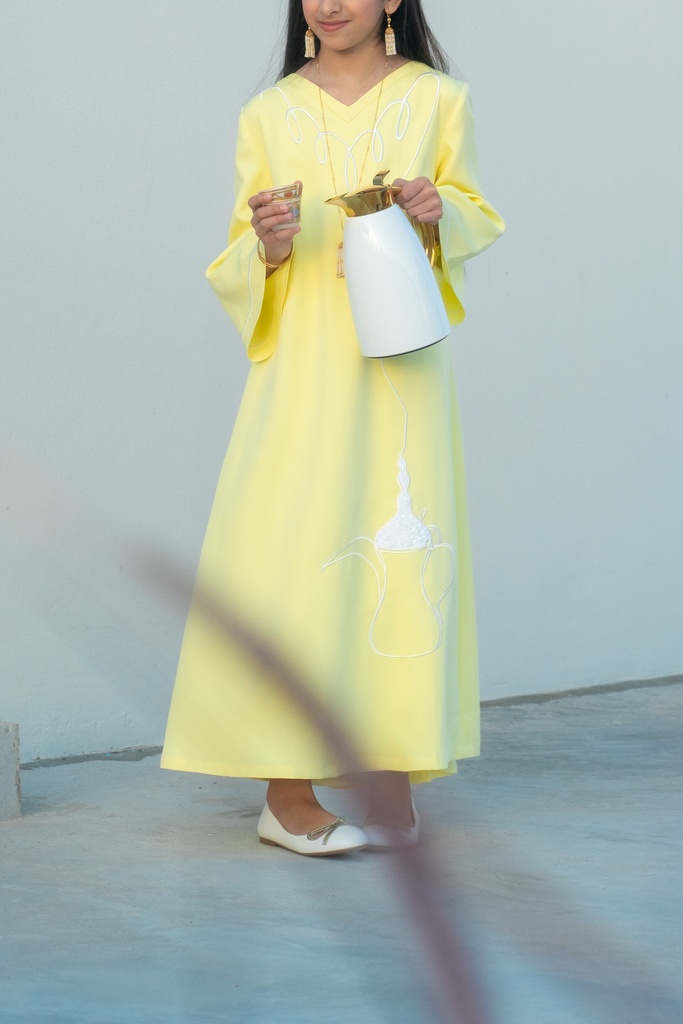 Yellow Dalla Jallabiya