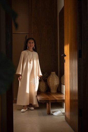 Biege Palm Jallabiya