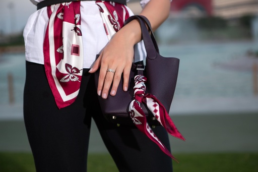 Silk Scarf  Twilly Butterfly